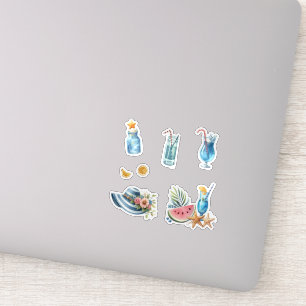 Zomerstrand Sticker