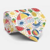 zomerstrand stropdas (Opgerold)