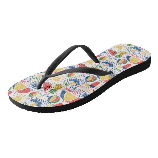 Zomerstrand teenslippers (Schuin)