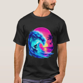 Zomerstrand Waterverf PNG Levendig Tropisch Oceaan T-shirt