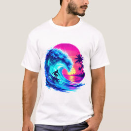 Zomerstrand Waterverf PNG Levendig Tropisch Oceaan T-shirt