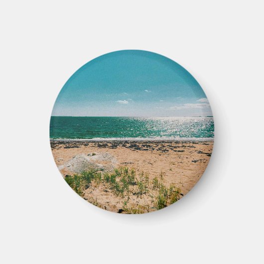 Zomerstranddag in de Zweedse archipel Magneet (Voorkant)