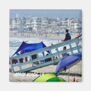 Zomerstranddag - Venice Beach, CA Magneet