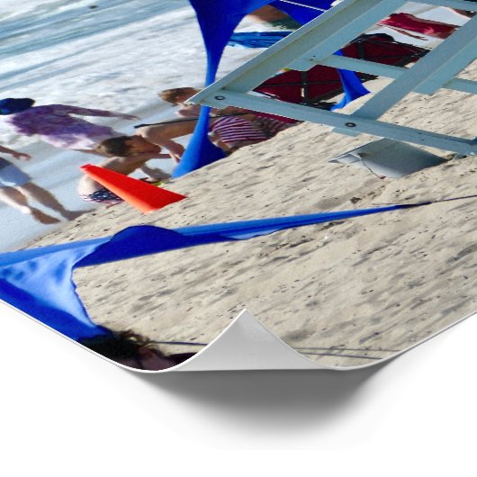 Zomerstranddag - Venice Beach, CA Poster (Hoek)