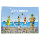Zomerstrandfeest Groot Cadeauzakje (Achterkant)