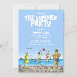 Zomerstrandfeest Kaart