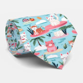Zomerstrandkatten Necktie Tie Stropdas (Opgerold)