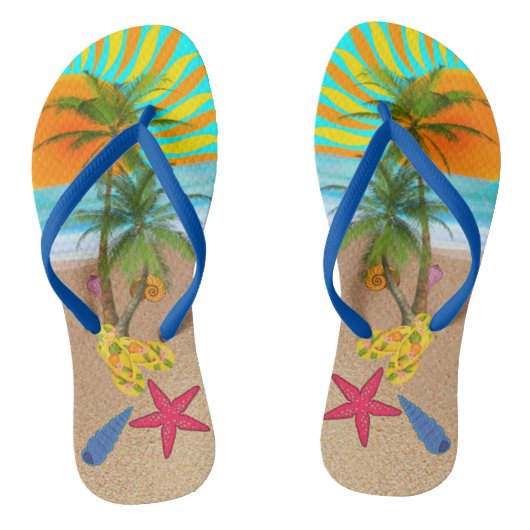Zomerstrandplezier Teenslippers (Voetbed)