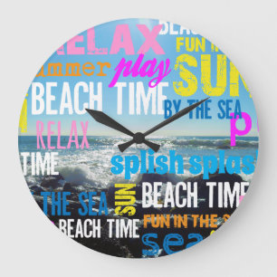 Zomerstrandpret Fun Grote Klok