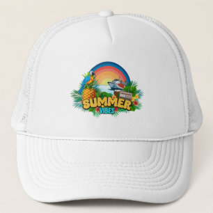 Zomerstrandsfeer Trucker Pet