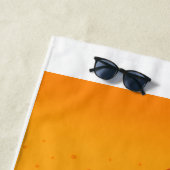 Zomerstrandstemming uit het verleden strandlaken (In situ)