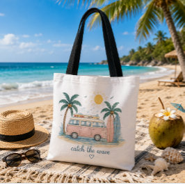 Zomerstrandtas 'Catch the Wave' Tote Bag