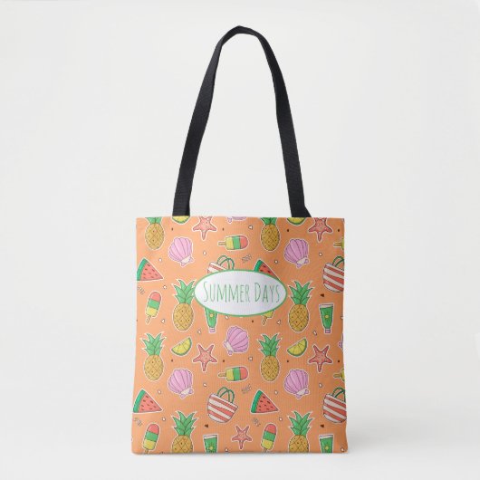 Zomerstrandtas Tote Bag (Voorkant)