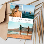 Zomerstrandtrouw 3 Foto Save the Date<br><div class="desc">Introductie van onze Summer Beach Wedding 3 Photo Save the Date,  de perfecte manier om de essentie van je feest aan zee vast te leggen. Met zijn zonnige sfeer en ontspannen charme vat deze kaart de geest van liefde en het strand samen in één heerlijk geheel.</div>