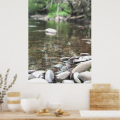 Zomerstream foto rustige scène poster (Keuken)