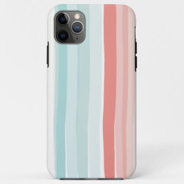 zomerstrepen in koraal en turkooizen Case-Mate iPhone case