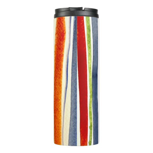 zomerstrepen thermosbeker (Achterkant)