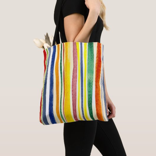 zomerstrepen tote bag (Dichtbij)