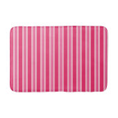 ZomerStripes, Fuchsia en Pastel Pink Badmat (Voorkant)