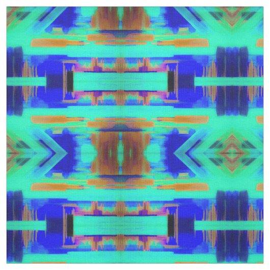 Zomerstroom Abstracte Stof (Swatch)