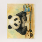Zomerstudie van Panda Legpuzzel (Verticaal)