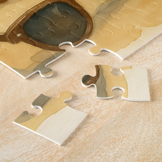 Zomerstudie van Panda Legpuzzel (Zijkant)