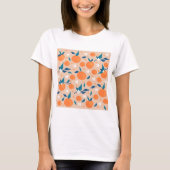 zomertangerines en bloemen t-shirt (Voorkant)