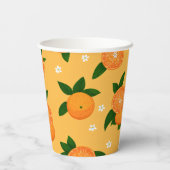 Zomertangerines Papieren Bekers (Achterkant)