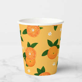 Zomertangerines Papieren Bekers
