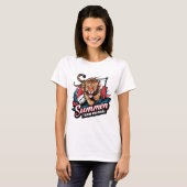 Zomerteam festival t-shirt (Voorkant volledig)