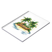 Zomertekst - Tropisch zomereiland Notitieboek (Linkerzijde)