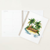 Zomertekst - Tropisch zomereiland Planner (Display)