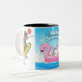 Zomertheambeker Tweekleurige Koffiemok (Voorkant links)