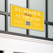 Zomertheater in het park | Outdoor Event Sign Spandoek (Buitenkant Gebouw)