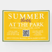 Zomertheater in het park | Outdoor Event Sign Spandoek (Horizontaal)