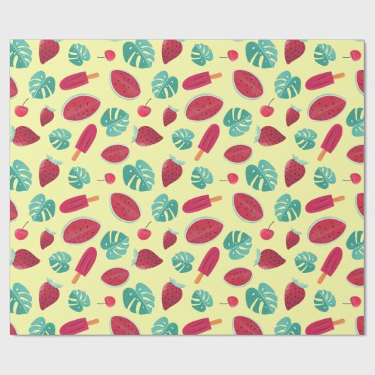 zomerthema cadeaupapier (Vlak)