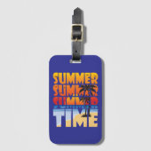 Zomertijd! Bagagelabel (Voorkant (verticaal))