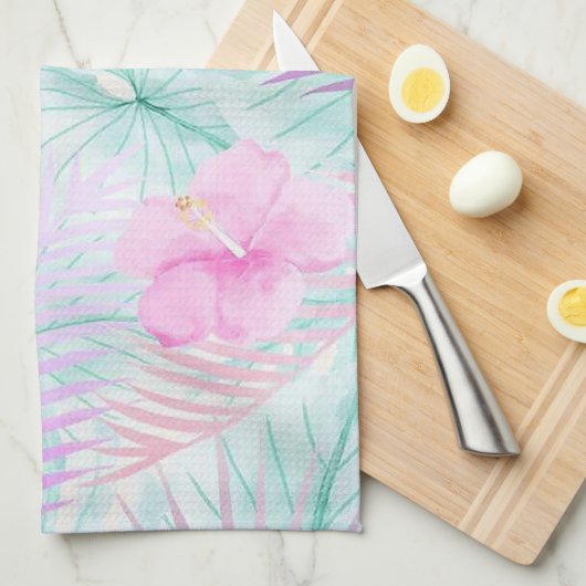 Zomertijd Bladgroen Theedoek (Quarter Fold)