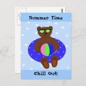 zomertijd briefkaart (Voorkant / Achterkant)