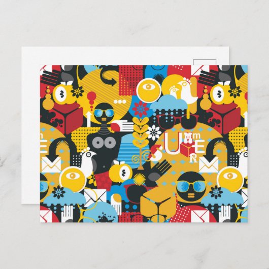 zomertijd briefkaart (Voorkant / Achterkant)