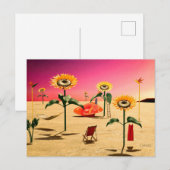 Zomertijd Briefkaart (Voorkant / Achterkant)