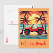 " ZOMERTIJD " BRIEFKAART (Voorkant / Achterkant)