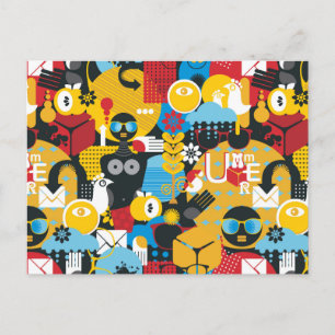 zomertijd briefkaart