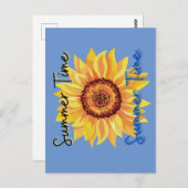  zomertijd briefkaart (Voorkant / Achterkant)