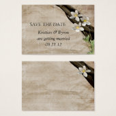 Zomertijd Bruiloft Save The Date Visitekaartje (Voorkant /achterkant)