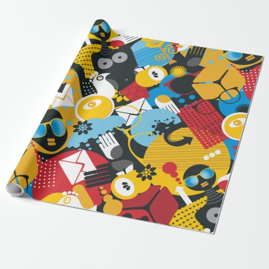 Zomertijd Cadeaupapier (Uitgerold)