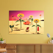 Zomertijd Canvas Afdruk (Insitu (Woonkamer))