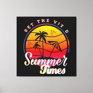 Zomertijd Canvas Afdruk