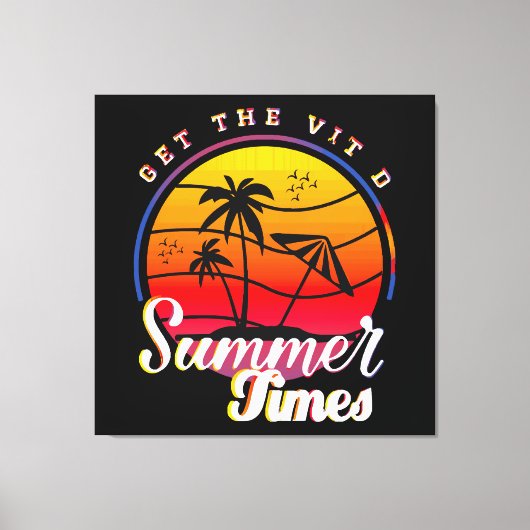 Zomertijd Canvas Afdruk (Voorkant)