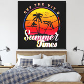 Zomertijd Canvas Afdruk (Insitu (Slaapkamer))